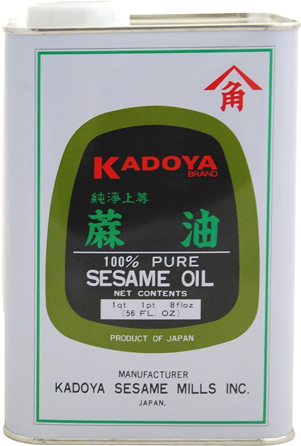 Kadoya sesame oil 56oz bottle; perfect for wok cooking and dressings.