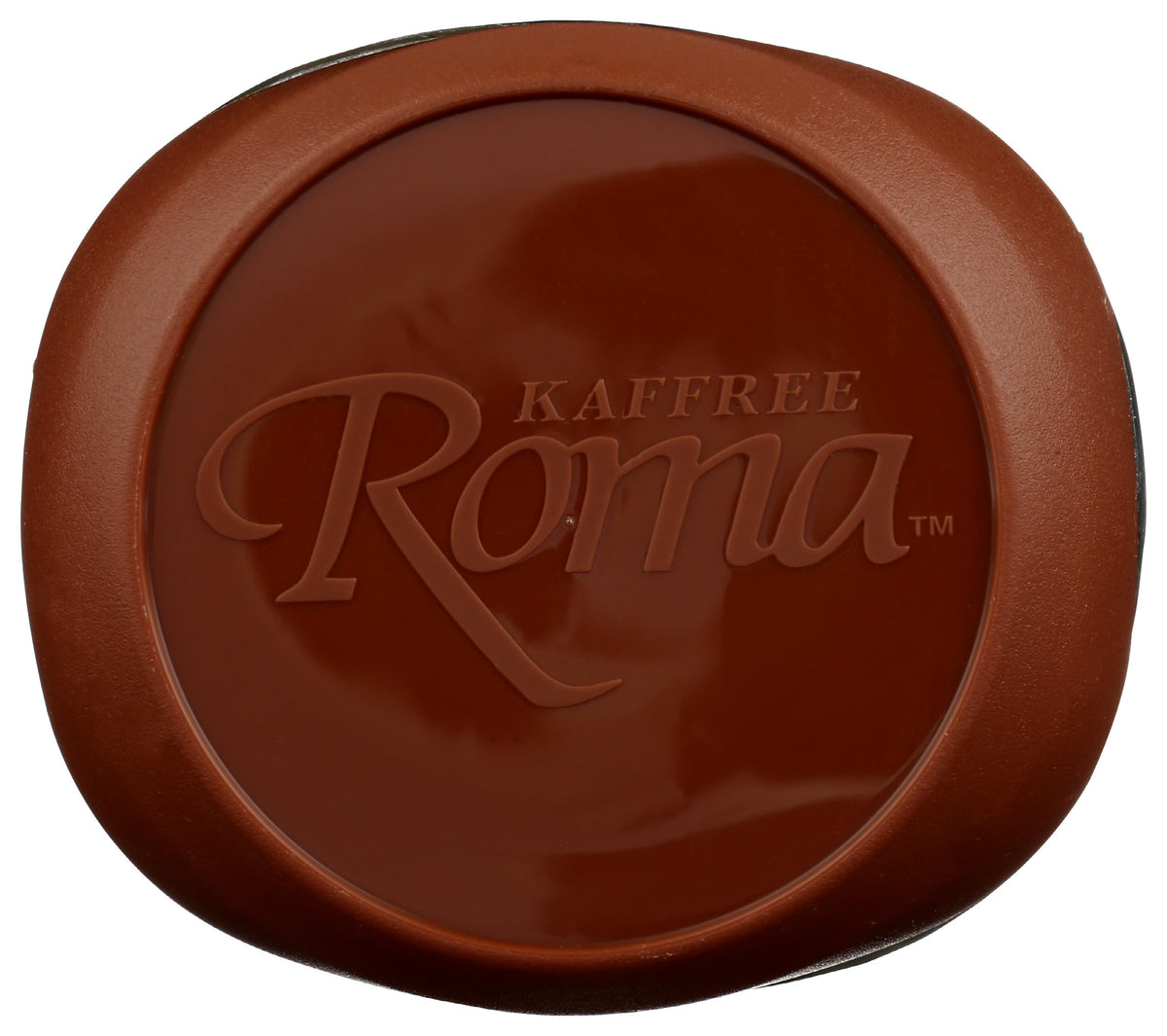 Kaffree Roma Original non-GMO label signals clean caffeine-free ingredients.