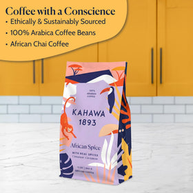 KAHAWA 1893 Daily brew ground coffee ready for home use.