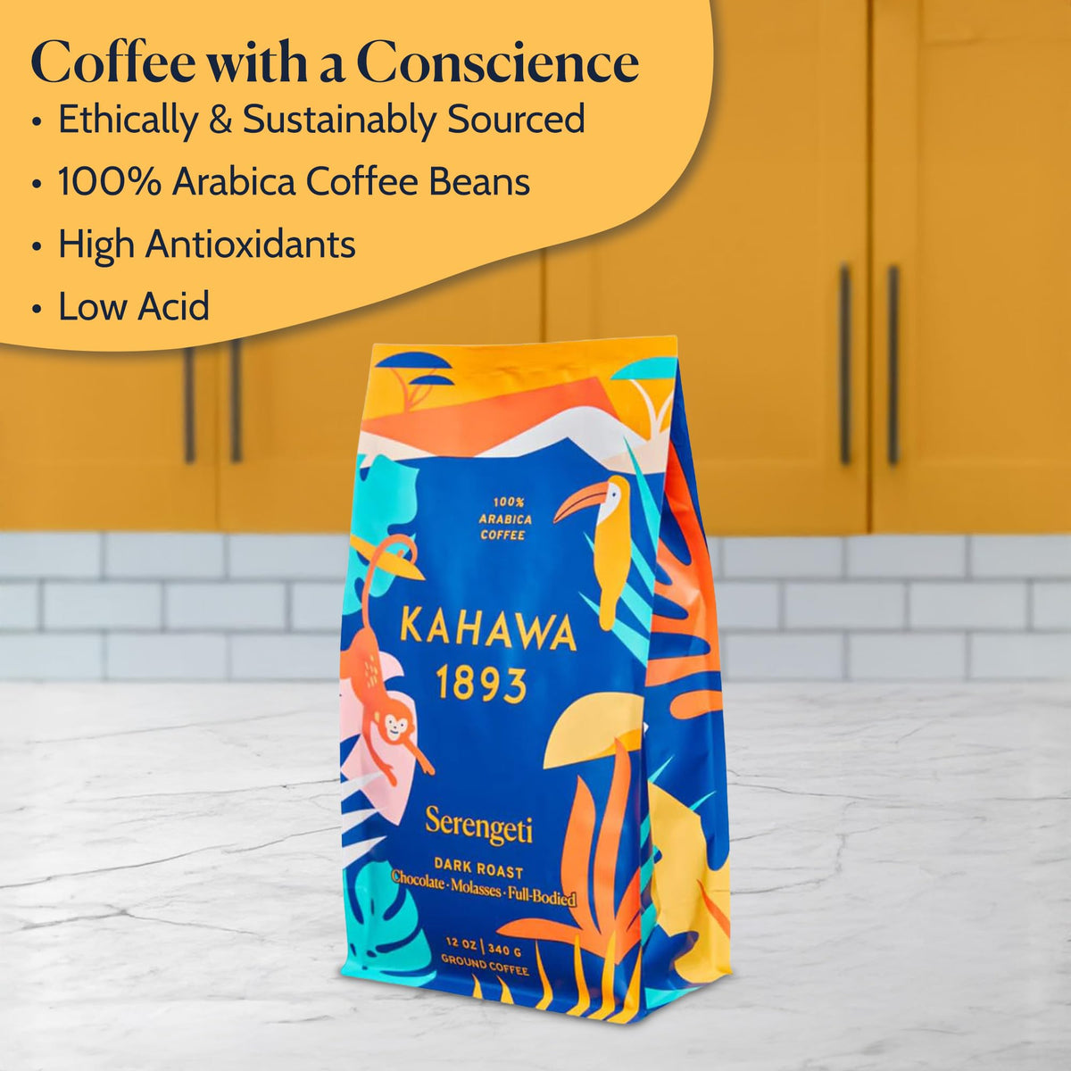 Kahawa 1893 ethically sourced packaging promotes sustainable farming
