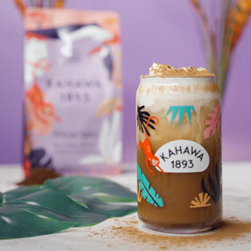 KAHAWA 1893 Organic Arabica beans showing rich farming origins.
