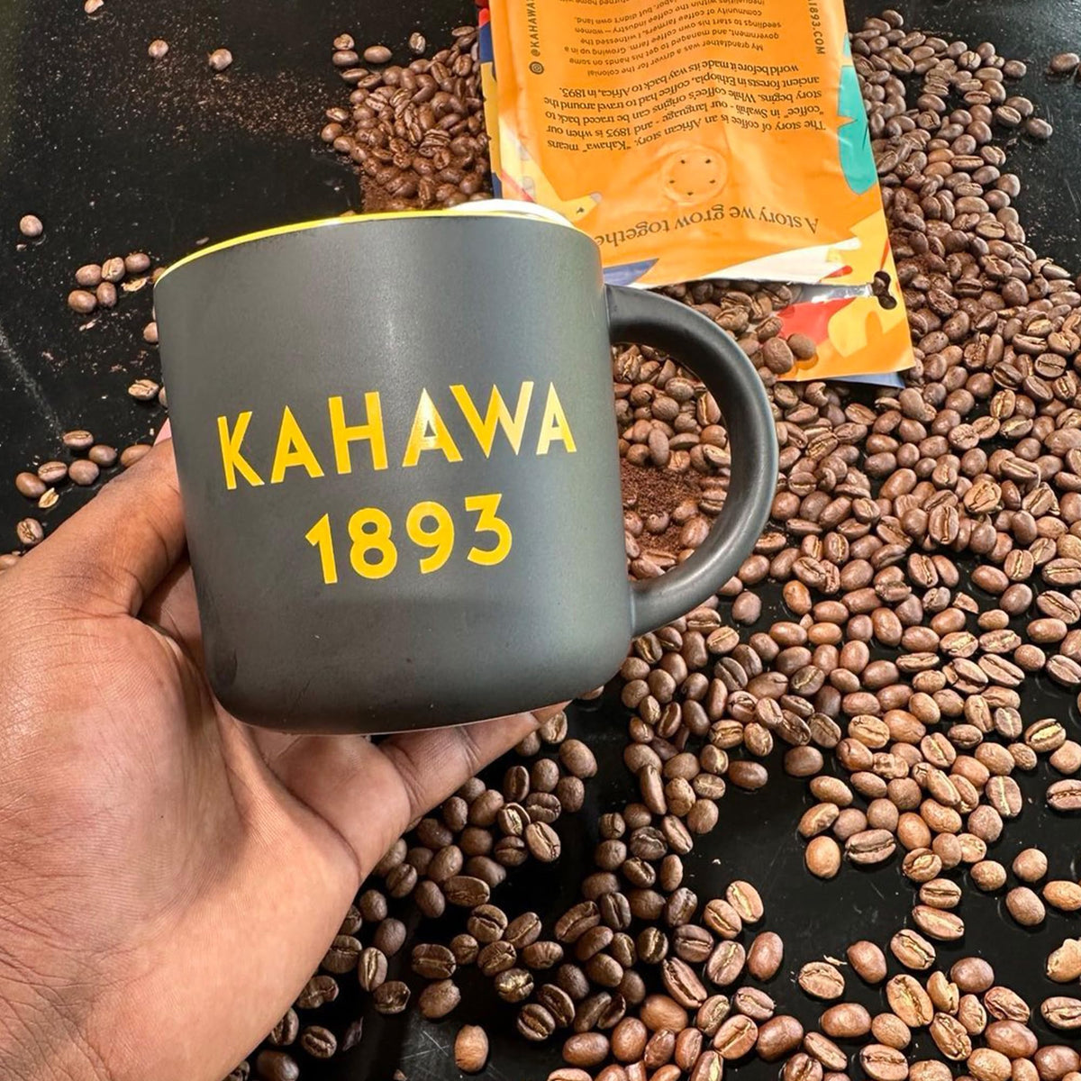 Pour-over or drip coffee with Kahawa 1893 Safari Blend for a balanced cup.
