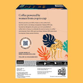 KAHAWA 1893 recyclable K-Cup pod for eco-friendly sipping.