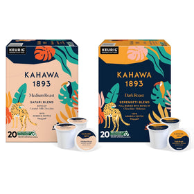 KAHAWA 1893 Safari Blend pod for a smooth, caramel and milk chocolate sip.
