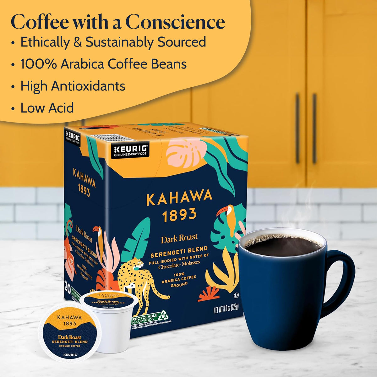 KAHAWA 1893 QR tip feature lets you support farmers directly.