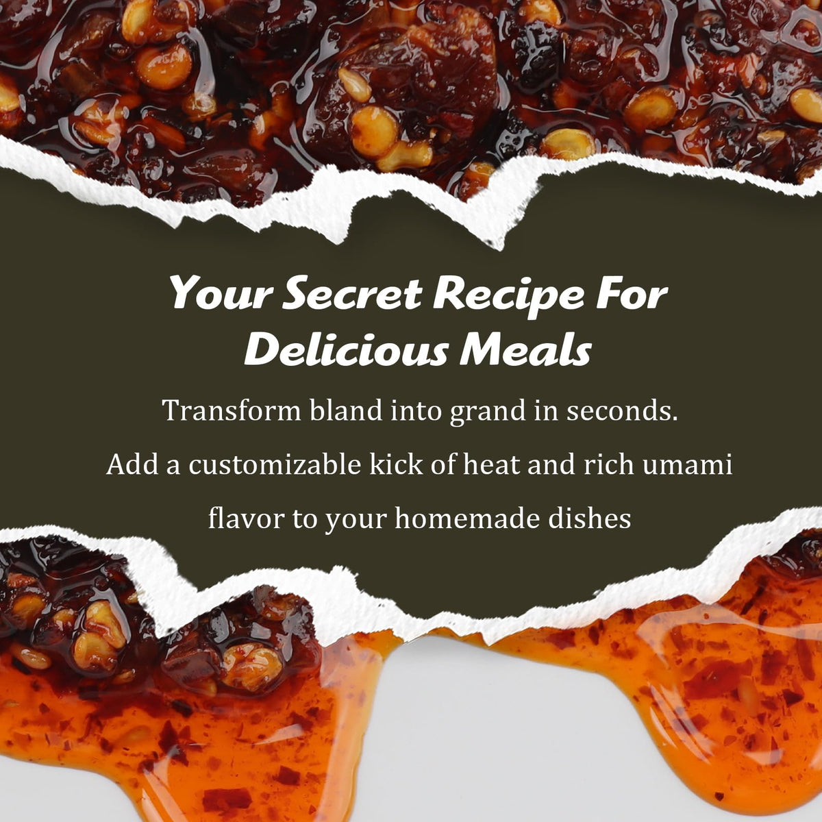 Savory meats finished with Kah's Journey oil for a savory, peppery finish.