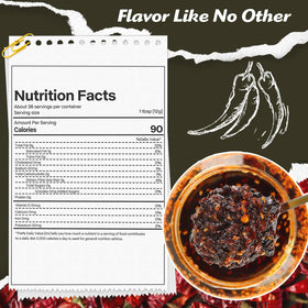 Noodles dressed with Kah's Journey oil showcase bold heat and authentic Sichuan notes.