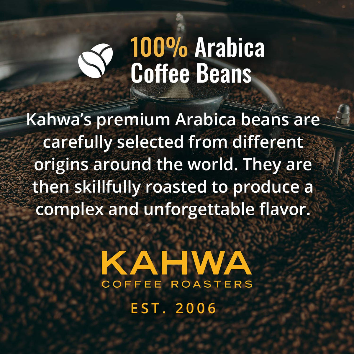 Kahwa Coffee Sirocco ground beans ready for grinder
