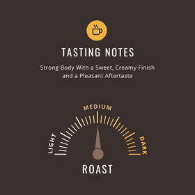 Kahwa Mistral bag one-way valve preserves freshness for consistent brewing.