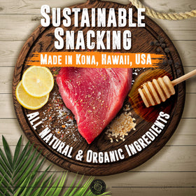 Kaimana Ahi Tuna Jerky on-the-go pack for travel snacks