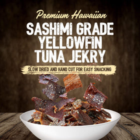 Kaimana Ahi Tuna Jerky wild-caught, ocean-to-bag sourcing supports sustainability.