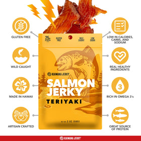 Kaimana Jerky 2oz pack ready to grab for on-the-go snacking.
