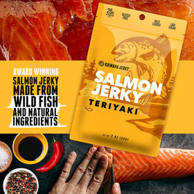Kaimana Jerky organic ingredients label highlights clean sourcing and added care.