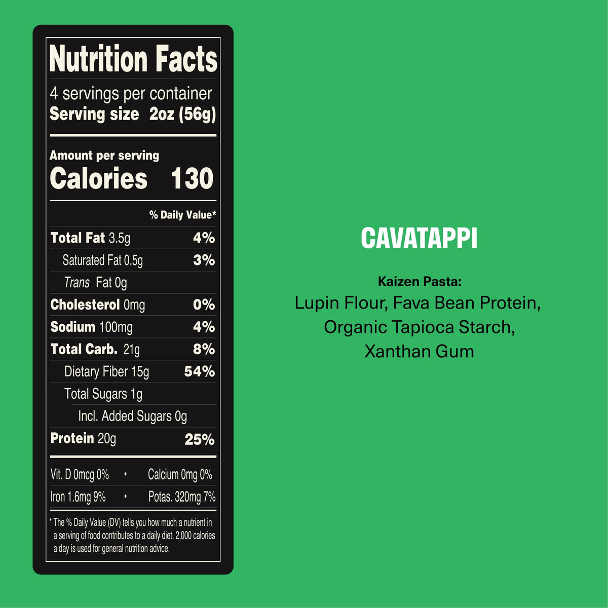 Kaizen Cavatappi Protein Pasta prep in pot highlights versatile, low carb, high protein cooking.