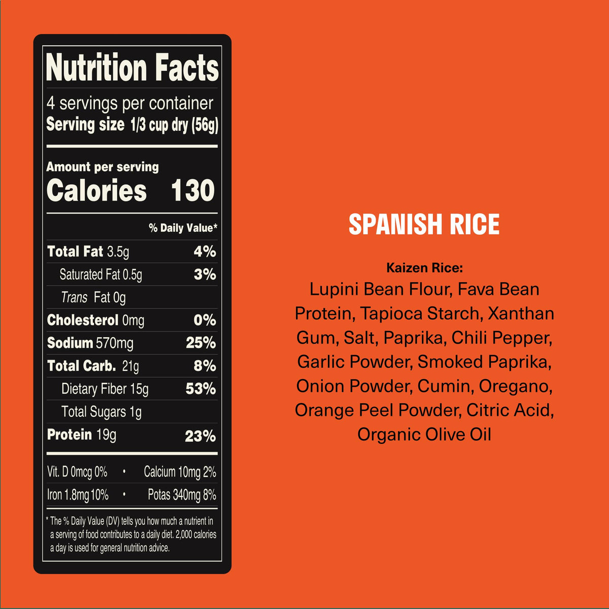 Kaizen Protein Rice Spanish bowl—savory, ready-to-serve