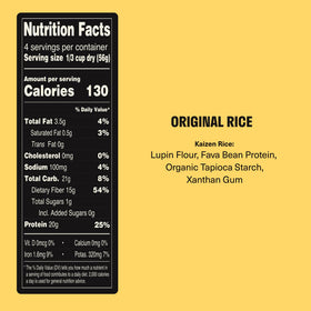 Kaizen Protein Rice Spanish pack—bold spice profile