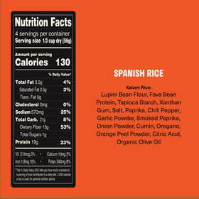 Kaizen Spanish Protein Rice keto-friendly option for low-carb meals.