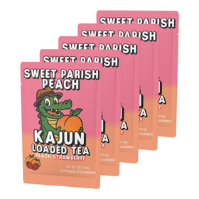 Kajun Loaded Tea 250mg green tea caffeine cup highlighting strong daytime lift.