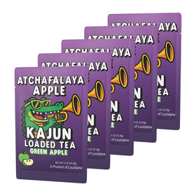 Kajun Loaded Tea Atchafalaya Apple close-up highlights crisp apple notes.