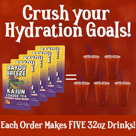 Kajun Loaded Tea Bayou Breeze energy-boost cup for workouts