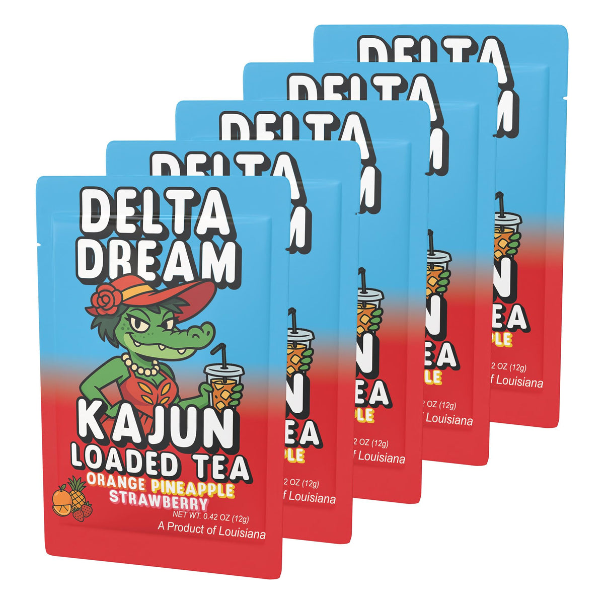 Kajun Loaded Tea Delta Dream can highlight zero calories and keto-friendly appeal.