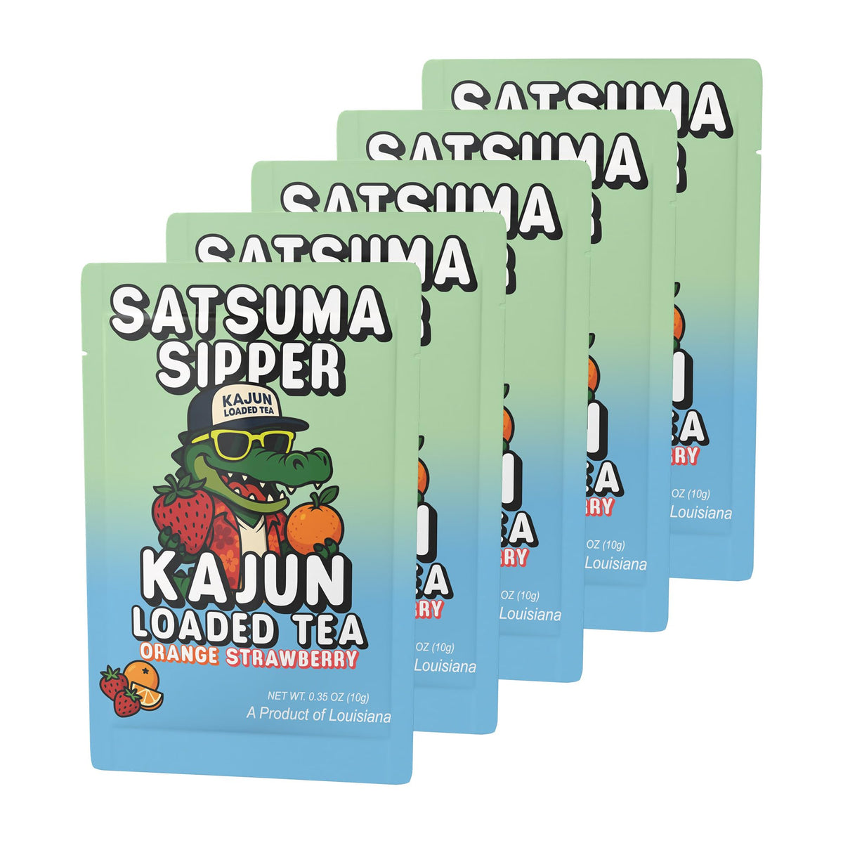 Kajun Loaded Tea 250mg green tea caffeine for focused energy