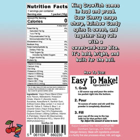 Travel-pack single-serve Kajun Loaded Tea for on-the-go hydration