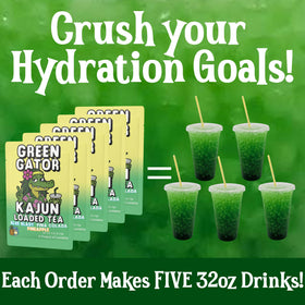 Kajun Loaded Tea vitamin hydration with B vitamins, daily boost.
