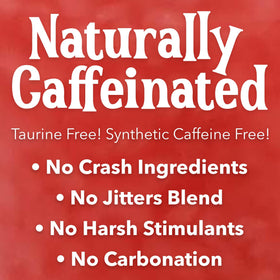 Kajun Loaded Tea vitamins and hydration icons emphasizing functional benefits.
