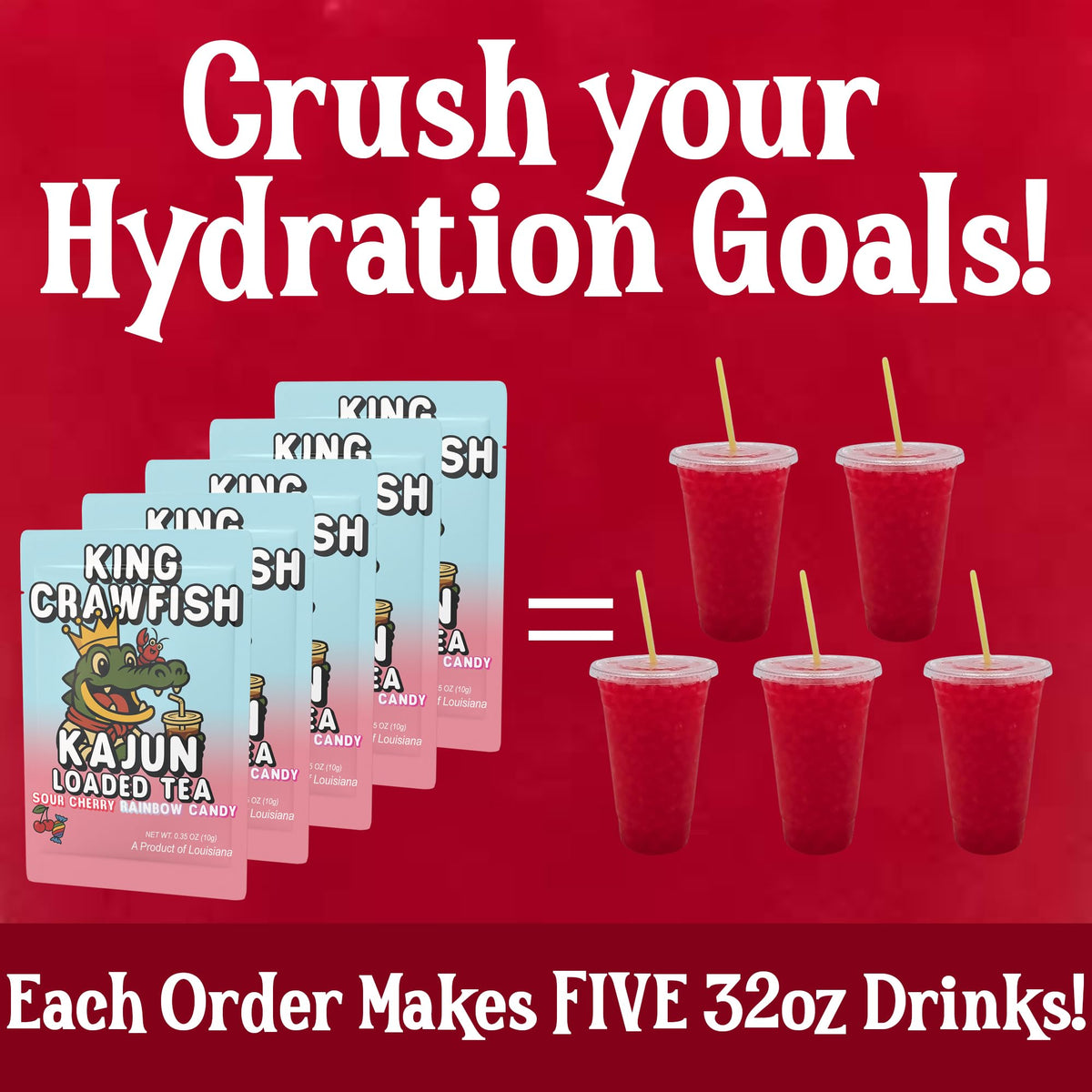 Kajun Loaded Tea zero-calorie, keto-friendly refreshment option