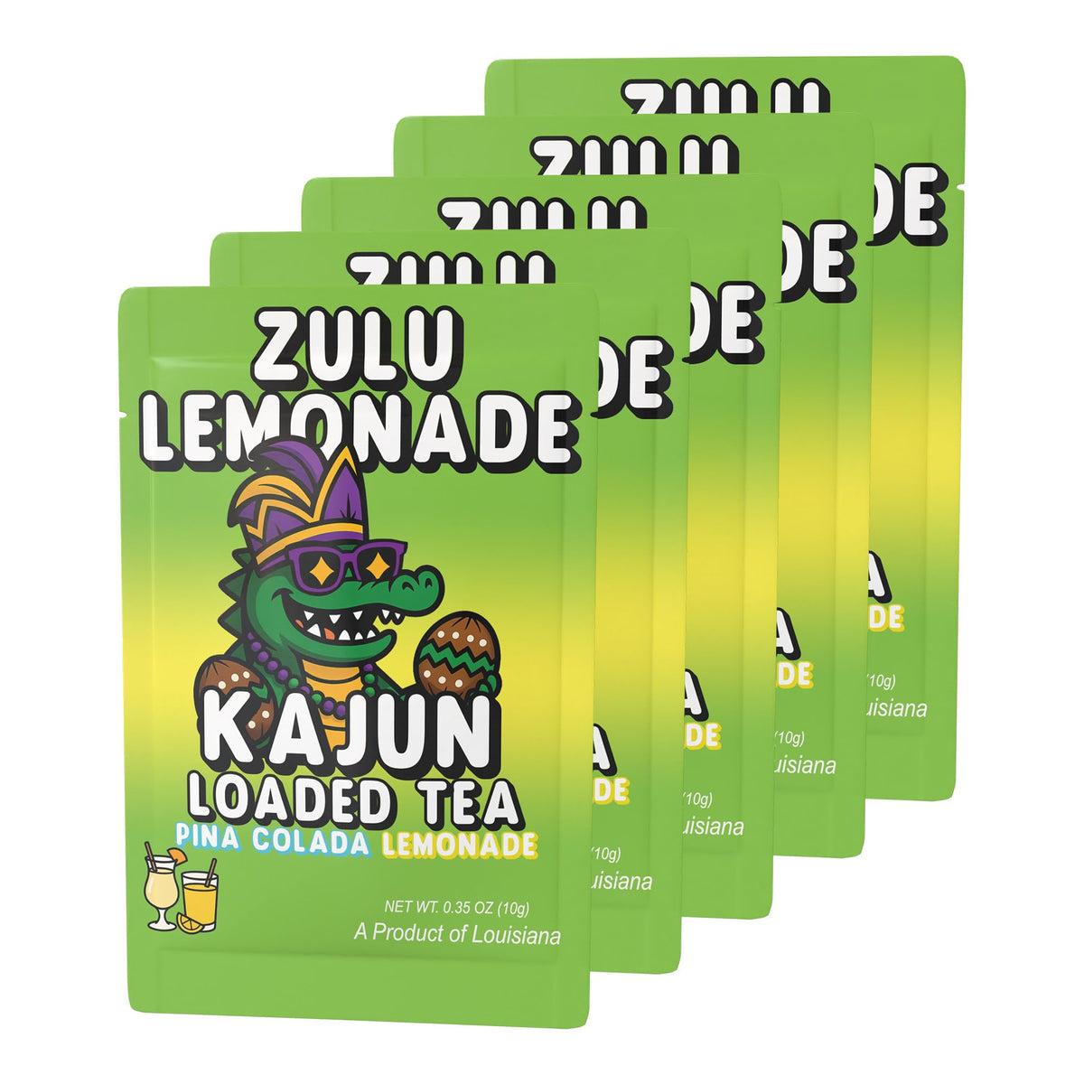 Kajun Loaded Tea Zulu Lemonade powder scoop for quick mix