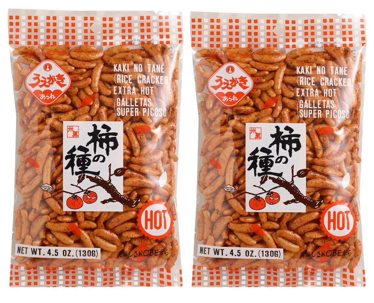 Kaki No Tane Extra Hot Rice Crackers for bold snacking and beer pairings