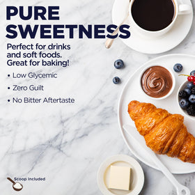 KAL Sure Stevia Extract label detail shows organic quality and clean ingredients.