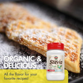 KAL Sure Stevia powder in tea for natural sweetness.