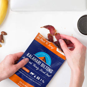 Kalahari Biltong protein-packed snack with 32g per serving