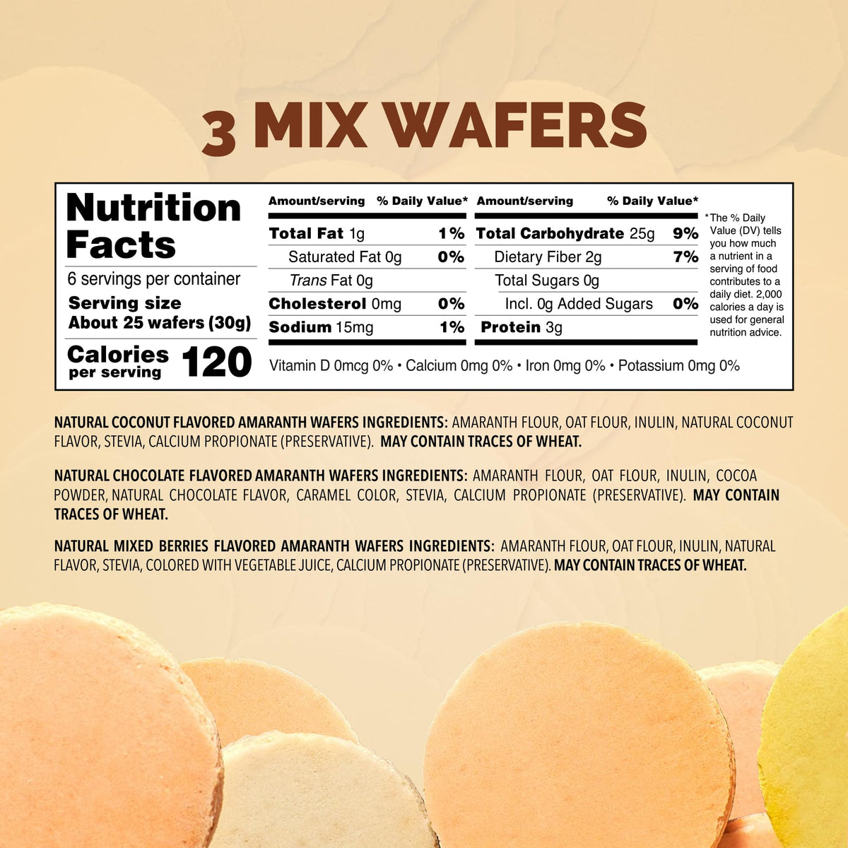 Kalan MNA wafers pair well with fruit or tea.