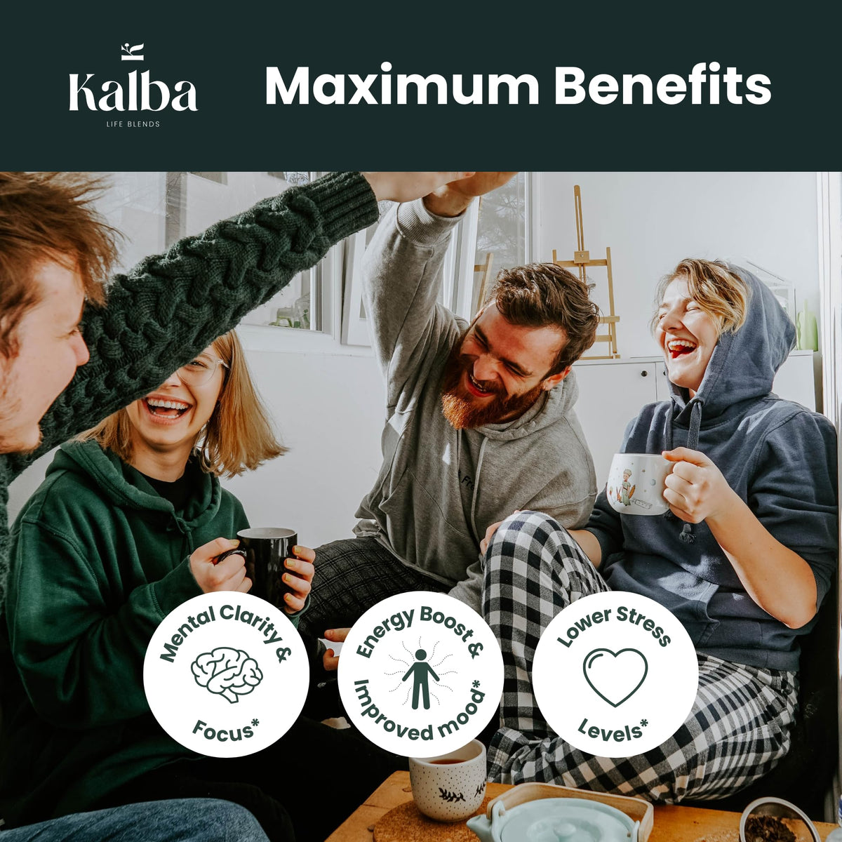 Kalba Ground Arabica beans form a refined, smooth coffee base