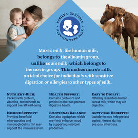 Shelf-stable packaging of KaMei Mare's Milk Powder supports long-term storage.