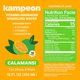 Kampeon calamansi can bursts with real juice for a bright, tart sip