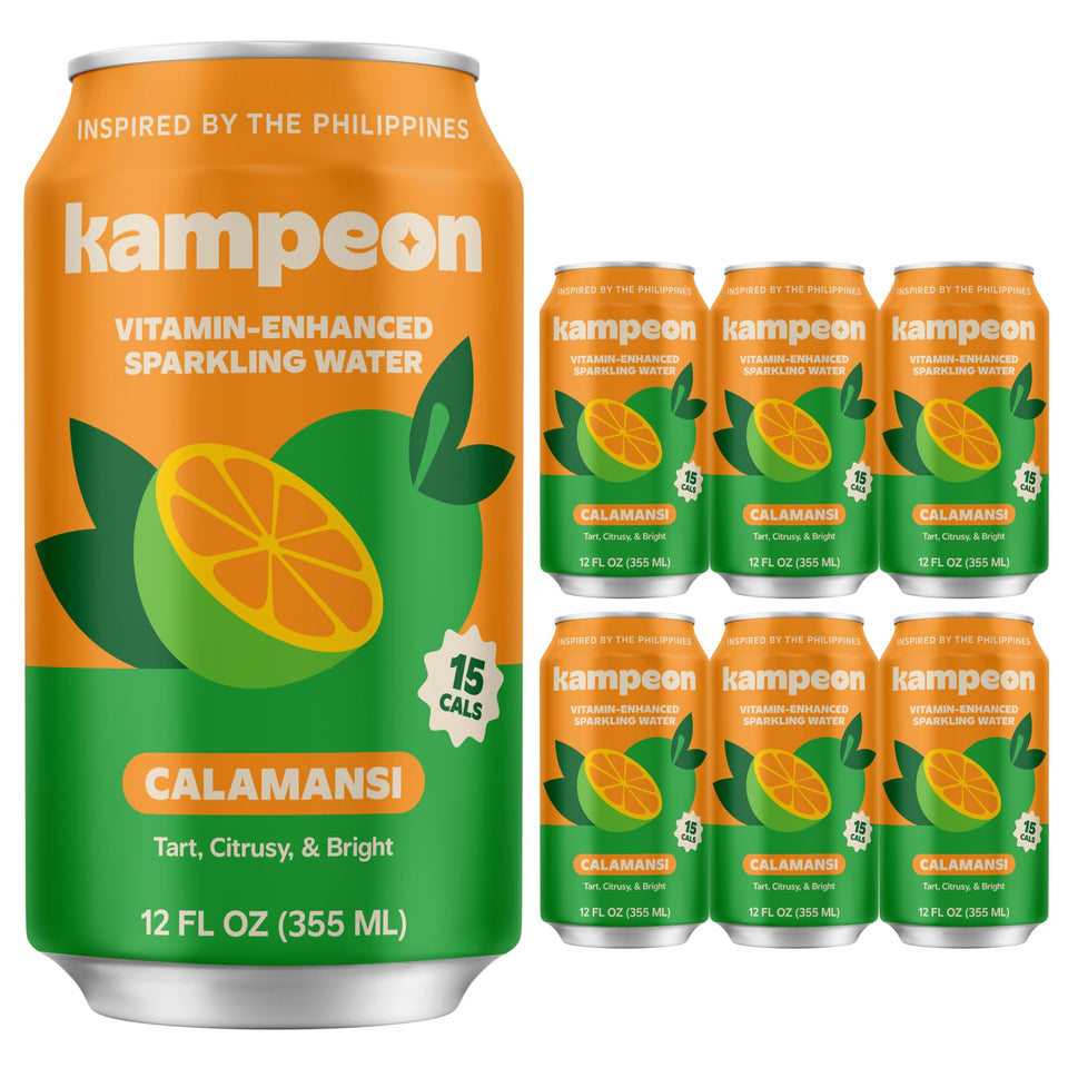 Kampeon bottle label reflects Filipino heritage and refreshing citrus vibe
