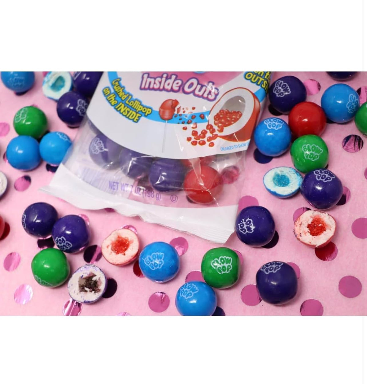 KANDYRIFIK Inside Outs gumballs visual with vibrant colors and fun texture