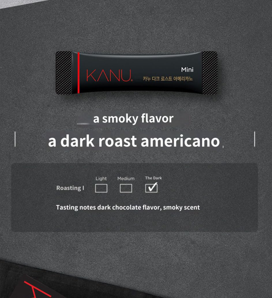 Kanu Mini instant coffee stick provides smooth roast notes