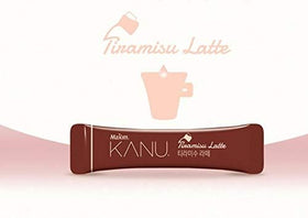 Kanu Tiramisu Latte on kitchen counter supports a daily caffeine boost.