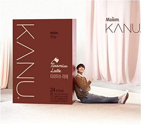 Kanu Tiramisu Latte steaming cup ready to enjoy.