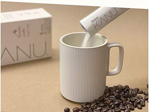 Kanu Vanilla Latte sticks in cup capture ready to make beverage moment.