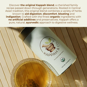 Kappah Fennel Tea Bags photographed with packaging for a clean look.