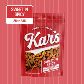 Kar’s Nuts Sweet N Spicy Trail Mix butter toffee peanuts add crispy sweetness