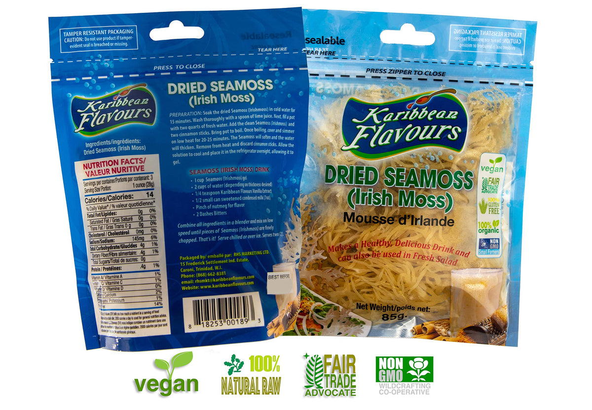 Karibbean Flavours sea moss in a dessert for creamy texture