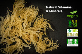 Karibbean Flavours sea moss used in a smoothie for a nutrient boost