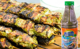 KARIBBEAN FLAVOURS Trinidad Fresh Green Seasoning meal prep shows ready to season meals